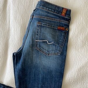 Size 28 - 7 For All Mankind Bootcut Jeans